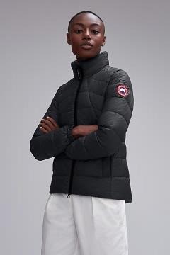 Chamarras Canada Goose Mujer México - Abbott Chaqueta De Plumas Negros SA1398567